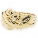 14k Gold Puzzle Ring 4-band